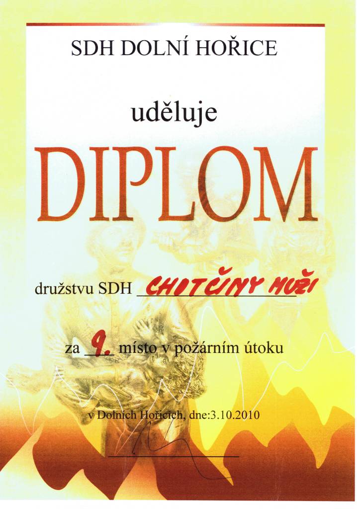 2010 Dolní Hořice - diplom II